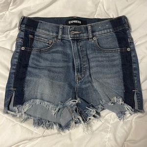 Express High Wasted Jean Short